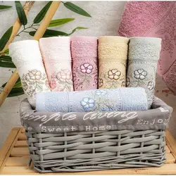 حوله دست وصورت گلدوزی ترک