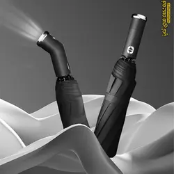 چتر مدل classy چراغ قوه دار به همراه کاور