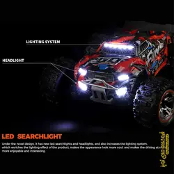 ماشین کنترلی WLTOYS 184008 موتور براشلس 60 کیلومتر
