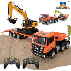 تریلی کنترلی کمرشکن همراه با بیل مکانیکی هوینا Huina 1319