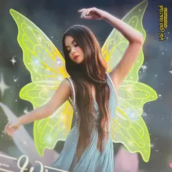 بال فرشته موزیکال و چراغدار متحرک (بال پروانه) مدل 842