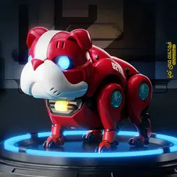 سگ رباتیک سنسور دار موزیکال مدل R11