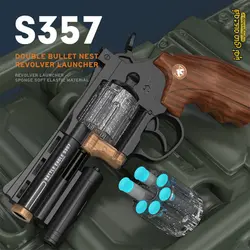 تفنگ هفت تیر مدل S357 تیر فومی