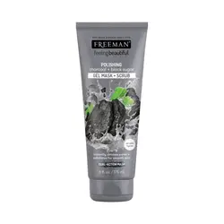اسکراب زغال و شکر سیاه فریمن صیقل دهنده Freeman Charcoal+Black Sugar