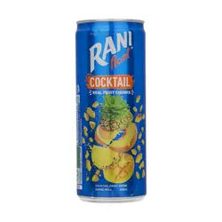 نوشيدني کوکتل حاوي تيکه هاي ميوه راني_240ميلي ليتر