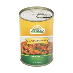کنسرو لوبیا چیتی با ادویه تبریزی سان گل – 420 گرم