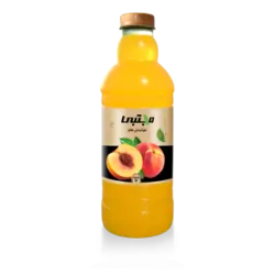 نوشيدني بدون گاز هلو مجتبي حجم 1ليتر