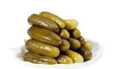 خیار شور پاستوریزه سرکه ای فله_250گرم