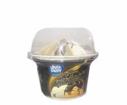 بستنی لیوانی دایتی وانیل کاپوچینو