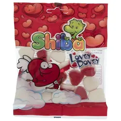 پاستیل میوه ای شیبا مدل Lovey Dovey مقدار 90گرم