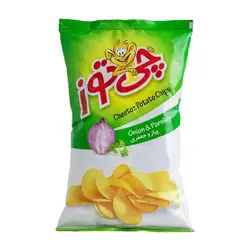 چیپس پیاز جعفری چی توز مقدار 60 گرم