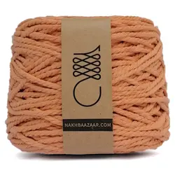 دوک نخ مکرومه گلبهی تابیده ۴میل – T3