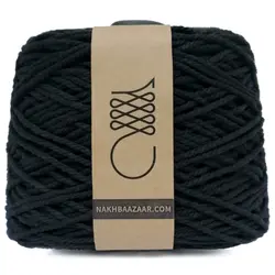 دوک نخ مکرومه مشکی تابیده ۳/۵میل – K0