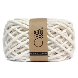 نخ مکرومه سفید تابیده ۴میل صادراتی