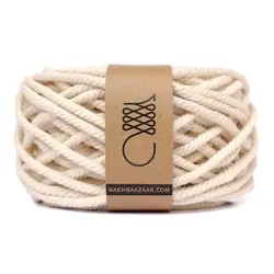 نخ مکرومه شیری تابیده ۴میل اعلاء