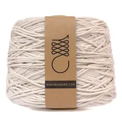 دوک نخ مکرومه شیری تابیده ۲میل