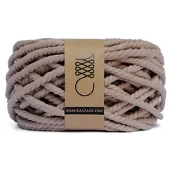 نخ مکرومه نسکافه‌ای تابیده ۴.۵میل – N8