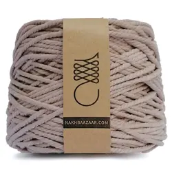 دوک نخ مکرومه نسکافه‌ای تابیده ۴.۵میل – N8