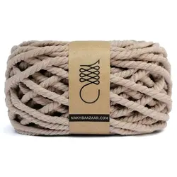 نخ مکرومه نسکافه‌ای تابیده ۴.۵میل – N1