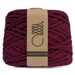 دوک نخ مکرومه زرشکی تابیده ۴.۵میل – R2