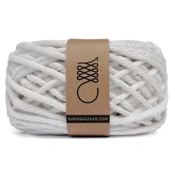 نخ مکرومه سفید اعلا تابیده ۴میل