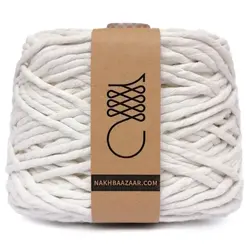 دوک نخ مکرومه سفید نرمتاب ۵میل