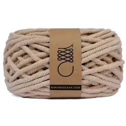 نخ مکرومه کرم تابیده ۴میل – N4