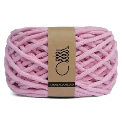 نخ مکرومه صورتی ملایم نرمتاب ۴میل – P4