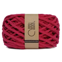 نخ مکرومه زرشکی نرمتاب ۴میل – R1