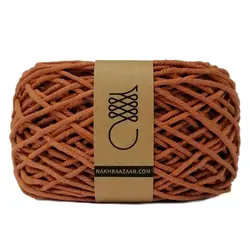 نخ مکرومه آجری تابیده ۲میل- O9