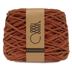 دوک نخ مکرومه دارچینی تابیده ۴میل – C6