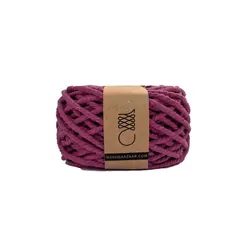 نخ مکرومه بنفش سیکلمه تابیده ۴ میل