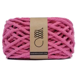 نخ مکرومه کالباسی روشن تابیده ۴میل – R7