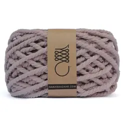 نخ مکرومه نسکافه‌ای روشن تابیده ۴میل – N5