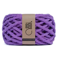 نخ مکرومه بنفش تابیده ۴میل – S7