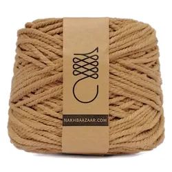 دوک نخ مکرومه نسکافه‌ای تابیده ۴میل – N2