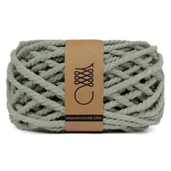 نخ مکرومه سبز پاستیلی تابیده ۴میل – G2