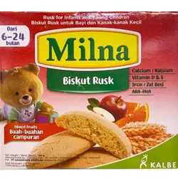 بیسکوییت چند میوه با شیر سویا میلنا 130 گرم Milna