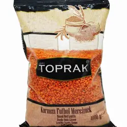 عدس قرمز ۱ کیلویی توپراک Toprak