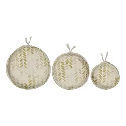 ست 3 تکه دمکنی آشپزخانه نمک مدل پولکی