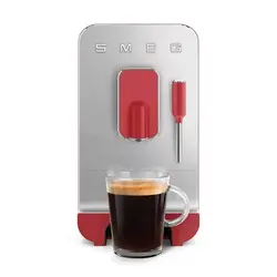 اسپرسوساز اتوماتیک اسمگ رنگ قرمز مات با نازل بخار مدل BCC02