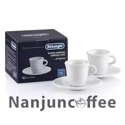 فنجان سرامیکی اسپرسو خوری  delonghi دلونگی 70 میل مدل DLSC308  سفید