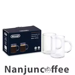 لیوان دسته دار  delonghi دلونگی 250 میل مدل DLSC320 دو عددی