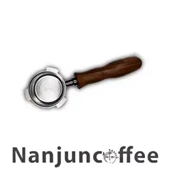 پرتافیلتر سه پین nanjun ننجون ناودانی 51 دسته چوبی تیره