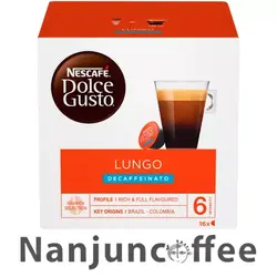 کپسول dolce gusto دولچه گوستو lungo decaffeinato لونگو دکافيناتو