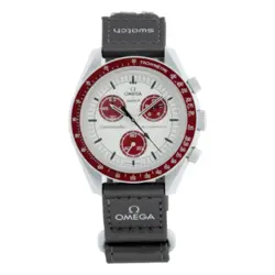 ساعت مچی مردانه و زنانه امگا سواچ مدل Mission to Pluto سه موتوره فعال