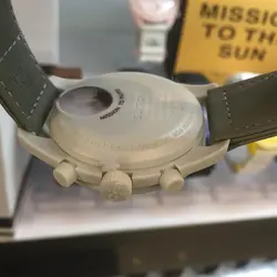 ساعت مچی مردانه و زنانه امگا سواچ مدل Mission to Pluto سه موتوره فعال