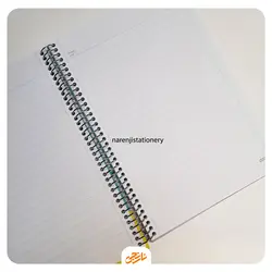 دفتر خطدار 100 برگ سیمی طرح 2 کد 184