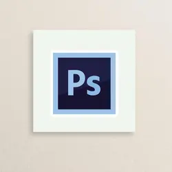 استیکر برنامه فتوشاپ  08 | photoshop logo sticker 08