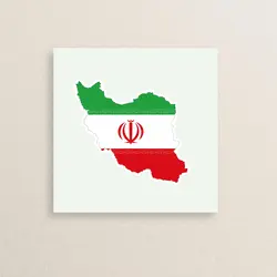 استیکر پرچم ایران 11 | Iran sticker 11
